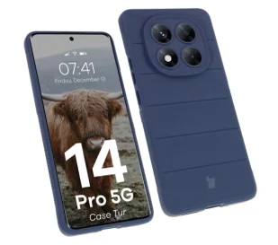 Bizon Tur do Xiaomi Redmi Note 14 Pro 5G / Poco X7 Granatowy - Etui i futerały do telefonów - miniaturka - grafika 1