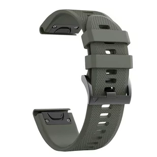 Tech-Protect Pasek Smooth do Fenix 5 / 6 / 6 Pro Army Green - Akcesoria do smartwatchy - miniaturka - grafika 1