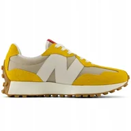 Sneakersy męskie - Buty męskie sneakersy sportowe New Balance Nb 327 skórzane modne - miniaturka - grafika 1