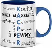 Kubki - FOTO KUBEK Z IMIENIEM NADRUKIEM ZDJĘCIEM NA IMIENINY DLA KACPRA KACPER 18 - miniaturka - grafika 1