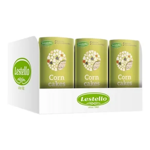 WAFLE KUKURYDZIANE BEZGLUTENOWE VEGE 12 SZTUK X 130G LESTELLO - Pieczywo chrupkie - miniaturka - grafika 1