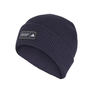 Czapka zimowa ADIDAS ESS BEANIE CUFF IY5256 – Granatowy - Czapki damskie - miniaturka - grafika 1