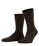 Skarpetki męskie - FALKE Uniseks Skarpety Walkie Light U SO Wełna Merynosa jednokolorowe 1 Para, Brązowy (Dark Brown 5450), 37-38 - miniaturka - grafika 1