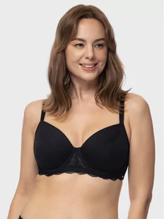 Dorina Biustonosz z fiszbiną Hera D001683CO009 Czarny - Biustonosze - miniaturka - grafika 1