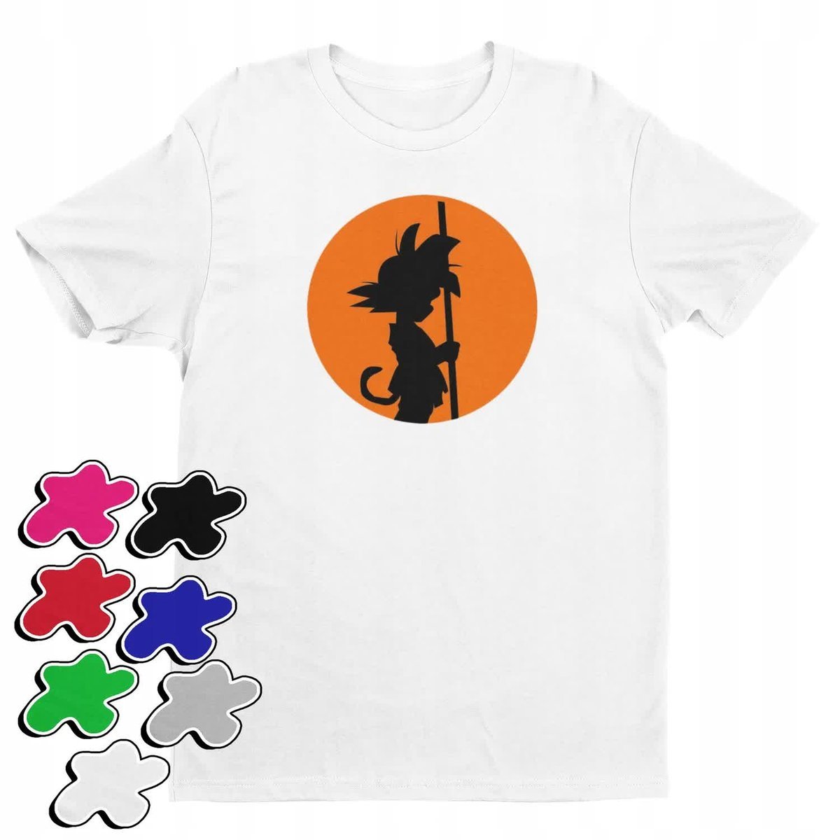 Koszulka T-Shirt Dziecięca Z Nadrukiem Dragon Ball Anime Goku -L 146-152