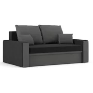 Sofy i kanapy - Sofa dwuosobowa, poduszki, Montana, 152x90x75 cm, czarny, szary - miniaturka - grafika 1