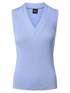 BOSS Sweter damski - Fality Kobiety niebieski jednolity, S - Swetry damskie - miniaturka - grafika 1