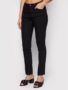 Spodnie damskie - Sisley Jeansy 4ATL57607 Czarny Super Skinny Fit - grafika 1