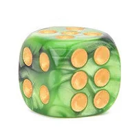 Gry planszowe - Kostka 1,1 cm RPG Toksyczna Kość Sześciościenna K6 - miniaturka - grafika 1