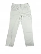 Spodnie damskie - Spodnie damskie materiałowe białe Appleseed's L - miniaturka - grafika 1