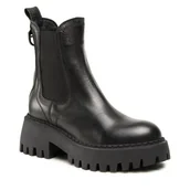 Botki damskie - Botki Badura 21801 Czarny - miniaturka - grafika 1