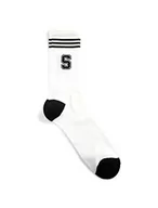 Skarpetki męskie - Koton Męskie skarpety College Socket Embroidered Detailed, czarny (999), rozmiar uniwersalny - miniaturka - grafika 1