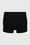 Kąpielówki męskie - adidas Performance kąpielówki Block kolor czarny IX0926 - miniaturka - grafika 1