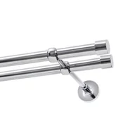 Karnisze - Karnisz DECASTYL Luna Podwójny 160 cm Chrom - miniaturka - grafika 1