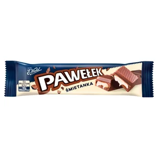 E.Wedel - Pawełek Śmietanka baton mleczny - Batoniki - miniaturka - grafika 1