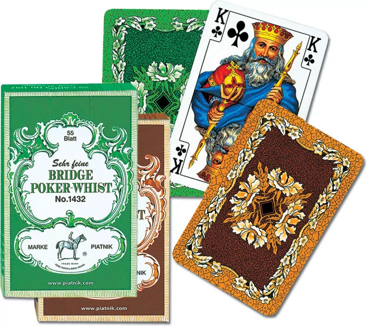 Piatnik 1467 De Gaulle Spielkarten – Unique Singles Serie, Jede Karte Anders, Für Kartenspiele