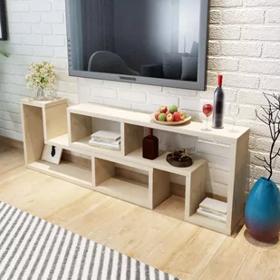 vidaXL Szafki pod TV w kształcie L dębowe 2 szt. - Szafki RTV - miniaturka - grafika 1