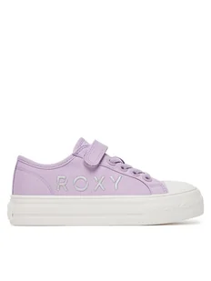 Roxy Trampki 24KC1003 Fioletowy - Buty dla dziewczynek - miniaturka - grafika 1