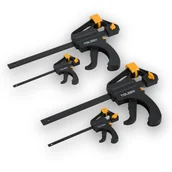 Imadła i ściski - Zaciski szybkomocujące, zestaw 4 sztuk - miniaturka - grafika 1