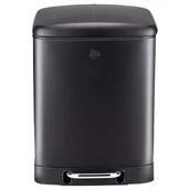 Kosze na śmieci - Kosz na śmieci z pedałem DIRT DEVIL E9507 dwa pojemniki, ciche zamykanie 24L Czarny - miniaturka - grafika 1
