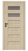 Drzwi wewnętrzne - Dre Drzwi Wewnętrzne Z Szybą Elsa B2 Okleina Dąb Piaskowy - miniaturka - grafika 1