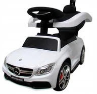 Chodziki - Pchacz Mercedes AMG c63 BIAŁY Jeździk, muzyka - miniaturka - grafika 1