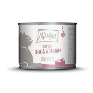 MjAMjAM mokra karma dla kota dorosłego, Duo 6x200 g Kaczka i kurczak - Mokra karma dla kotów - miniaturka - grafika 1