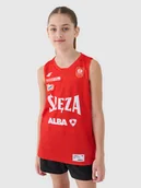 Koszulki dla chłopców - 4F Koszulka meczowa replika wyjazdowa z sezonu 2024/25 dziecięca 4F x Ślęza Wrocław - multikolor 110/116 - miniaturka - grafika 1