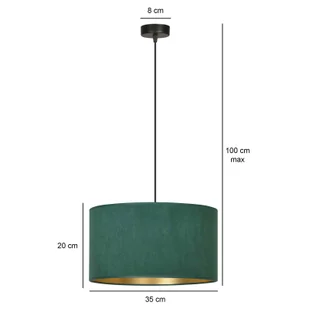 Emibig Hilde lampa wisząca 1-punktowa zielona 1051/1 1051/1 - Lampy sufitowe - miniaturka - grafika 5