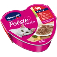 Mokra karma dla kotów - Vitakraft POESIE mokra karma dla kota cielęcina z serem 85g 43169-uniw - miniaturka - grafika 1