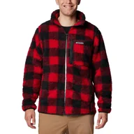 Odzież trekkingowa damska - Bluza polarowa męska Columbia Winter Pass Printed Fleece - miniaturka - grafika 1