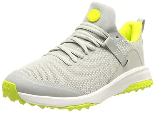 PUMA Chłopięce Fusion Evo Jr. buty golfowe, High Rise Limepunch - 38.5 EU - Buty dla chłopców - miniaturka - grafika 1