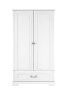Szafy - Szafa BELLAMY Ines White, biała, 193x102x51 cm - miniaturka - grafika 1