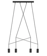 Lampy sufitowe - Nowodvorski LAMPA wisząca IMBRIA 9192 metalowa OPRAWA listwa zwis przewody tuby czarne 9192 - miniaturka - grafika 1