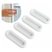 Zawiasy, okucia i inne akcesoria - 8 szt. samoprzylepnych klamek do okien, samoprzylepnych klamek do drzwi przesuwnych, wygodnych uchwytów do otwierania, uchwytów pomocniczych do szafek - miniaturka - grafika 1