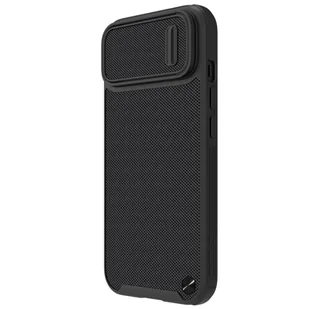 Nillkin Textured S Magnetic Case etui iPhone 14 pokrowiec MagSafe z osłoną na aparat czarny - Etui i futerały do telefonów - miniaturka - grafika 2