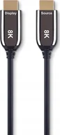 Kable światłowodowe - Kabel optyczny światłowodowy AOC HDMI 2.1 8K/60Hz, 4K/120Hz, 48Gbps HDR 10m AOC-HDMI-AA8K-10 - miniaturka - grafika 1