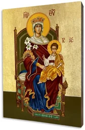 Ikona Matki Bożej z Walsingham - Ikony i obrazy sakralne Ikona Matki Bożej z Walsingham - Ikony i obrazy sakralne - miniaturka - grafika 1