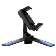 Statywy fotograficzne - Caruba Ministar 18 z uchwytem na telefon niebieski - miniaturka - grafika 1