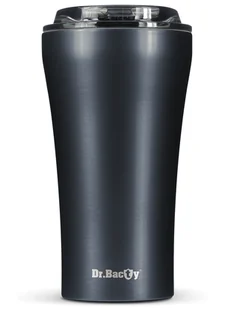 Kubek termiczny na kawę Dr.Bacty Apollo 2.0 - 360 ml - Gunmetal - Kubki termiczne - miniaturka - grafika 1