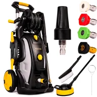 Myjki ciśnieniowe - BESTEN BE-2883 Myjka ciśnieniowa 3200 W, 225 bar + 350 bar turbo, pompa mosiężna, zestaw PRO - miniaturka - grafika 1