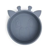 Miseczki i talerzyki dla dzieci - Nuuroo silikonowa miseczka głęboka GIRAF Bering Sea - miniaturka - grafika 1