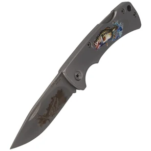 Nóż składany wędkarski motyw ryb Herbertz Solingen Stainless, Satin (585809) - Noże - miniaturka - grafika 5