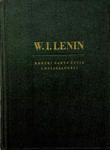 Lenin Krótki zarys życia i działalności 1949 r. - Historia świata - miniaturka - grafika 1