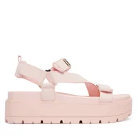 Sandały damskie - Sandały Guess FLJFTT DEN03 Różowy jasny - miniaturka - grafika 1