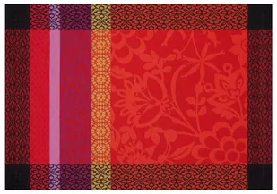 Le Jacquard Fran ais Podkładka żakardowa na stół Provence Czerwona - Obrusy i serwetki - miniaturka - grafika 1