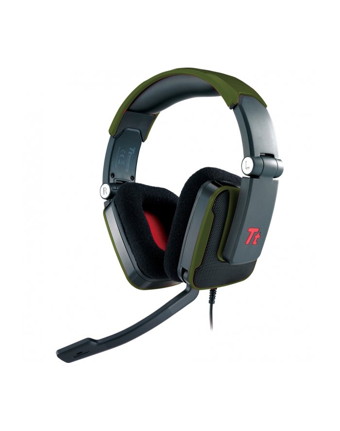Tt eSPORTS Słuchawki dla graczy - Shock Battle Edition - Military Green