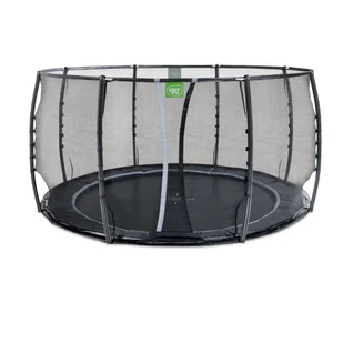 Exit Trampolina naziemna Dynamic ø427cm z siatką zabezpieczającą - Trampoliny - miniaturka - grafika 1