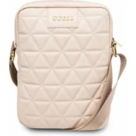 Torebki damskie - Guess Torba GUTB10QLPK 10" różowa Quilted Tablet Bag 8_2262118 - miniaturka - grafika 1
