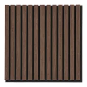 Panele ścienne i boazeria - House Nordic Panel akustyczny, okleina drewniana, orzech, efekt orzecha 52x52x2,2 cm - miniaturka - grafika 1